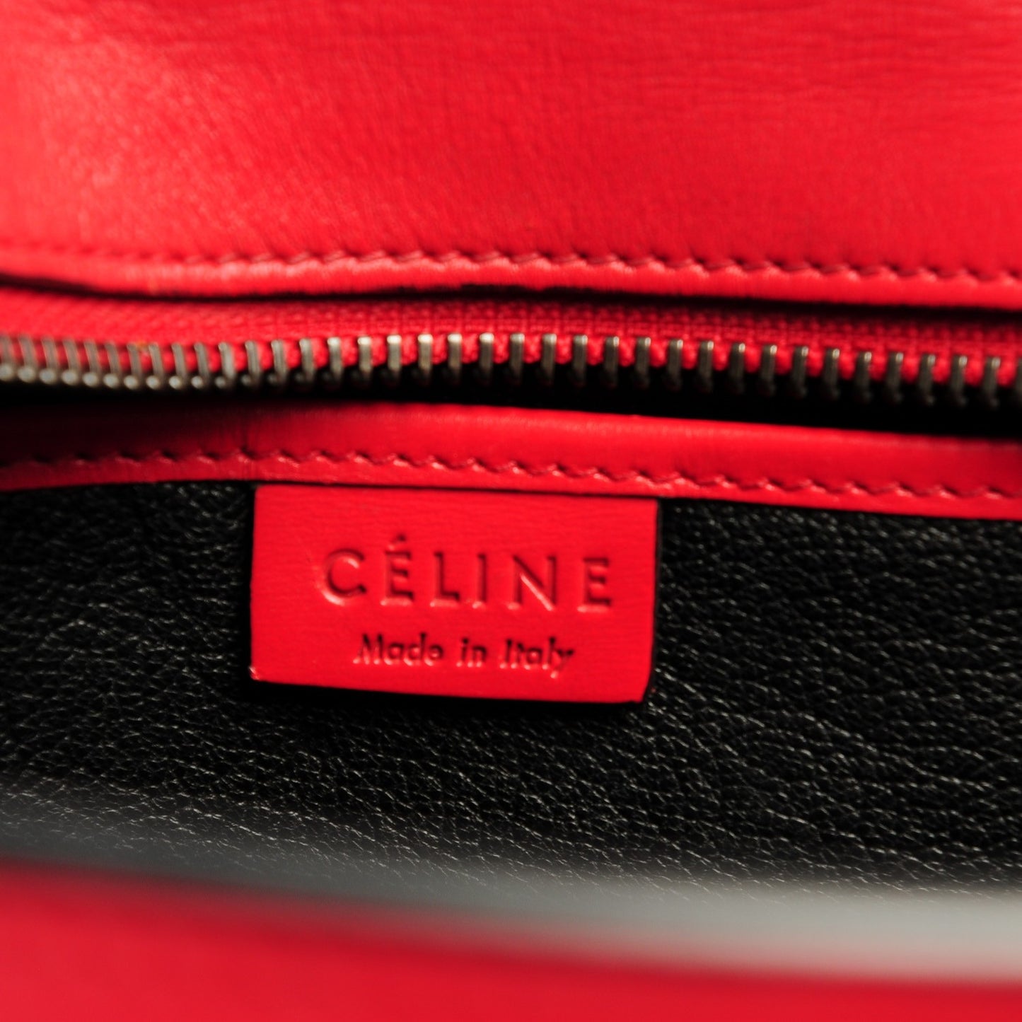 Smooth Calfskin Nano Luggage Carmin