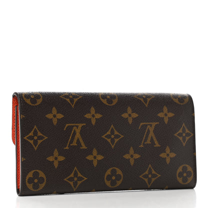 Louis Vuitton Monogram Emilie Wallet Piment 3 of 8