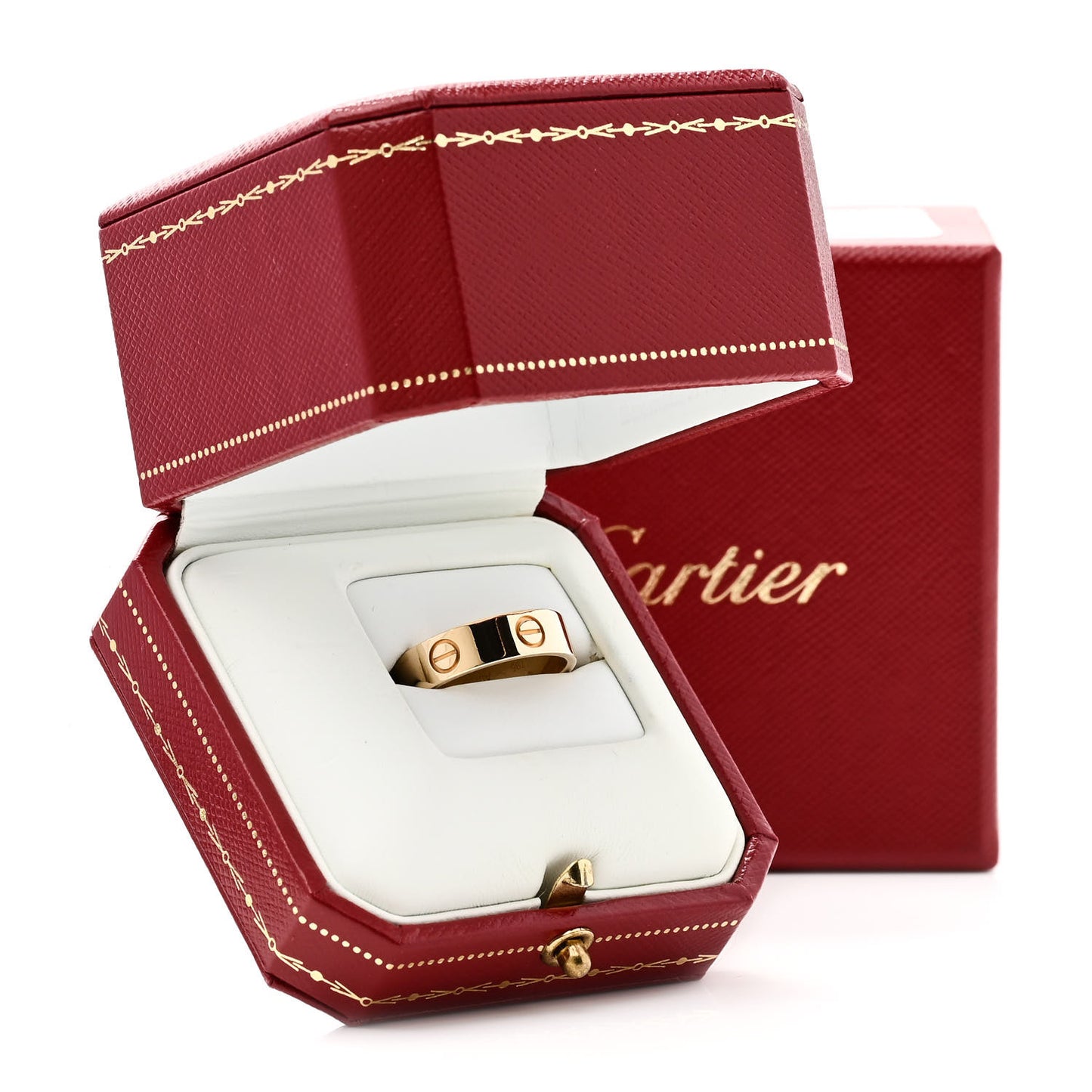 18K Yellow Gold 5.5mm LOVE Ring 57 8