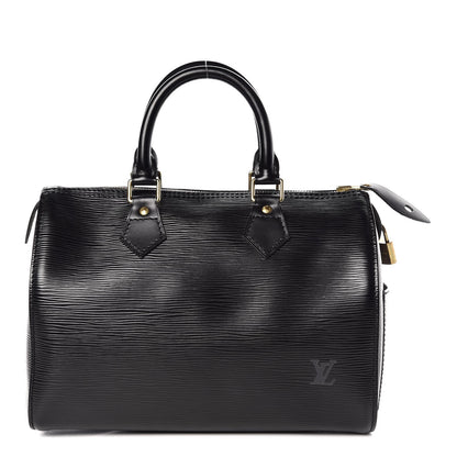 Louis Vuitton Epi Speedy 25 Black 1 of 7