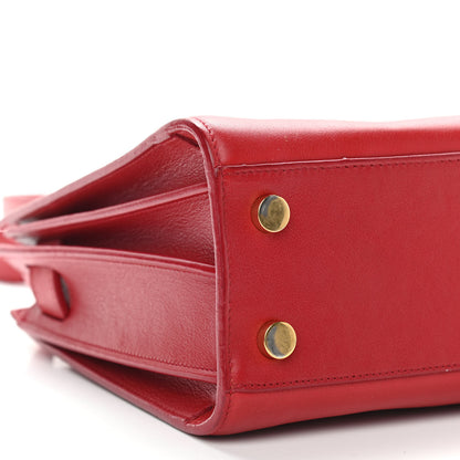 Saint Laurent Calfskin Nano Sac De Jour Lipstick Red 8 of 13
