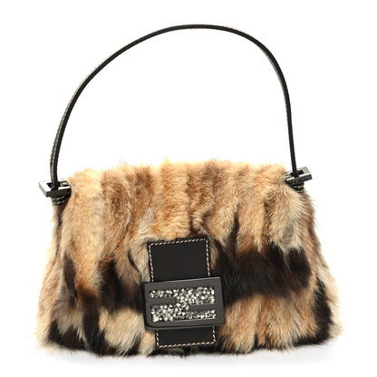 Fendi Mink Fur Mini Forever Mama Baguette 1 of 9