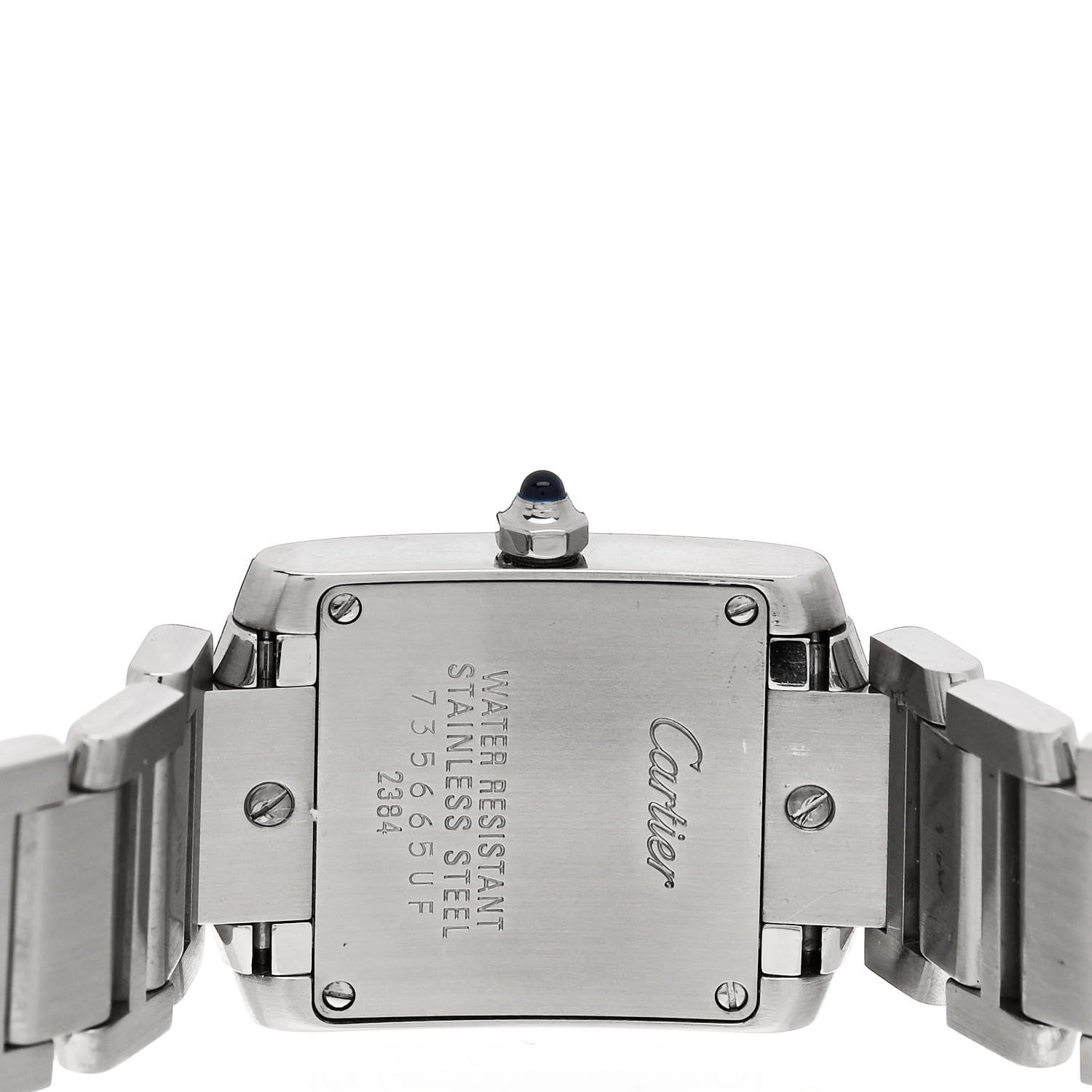 Cartier Stainless Steel 20mm Tank Francaise Quartz Watch 4 of 4
