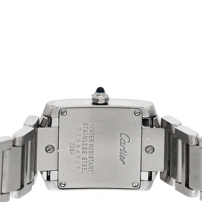 Cartier Stainless Steel 20mm Tank Francaise Quartz Watch 4 of 4