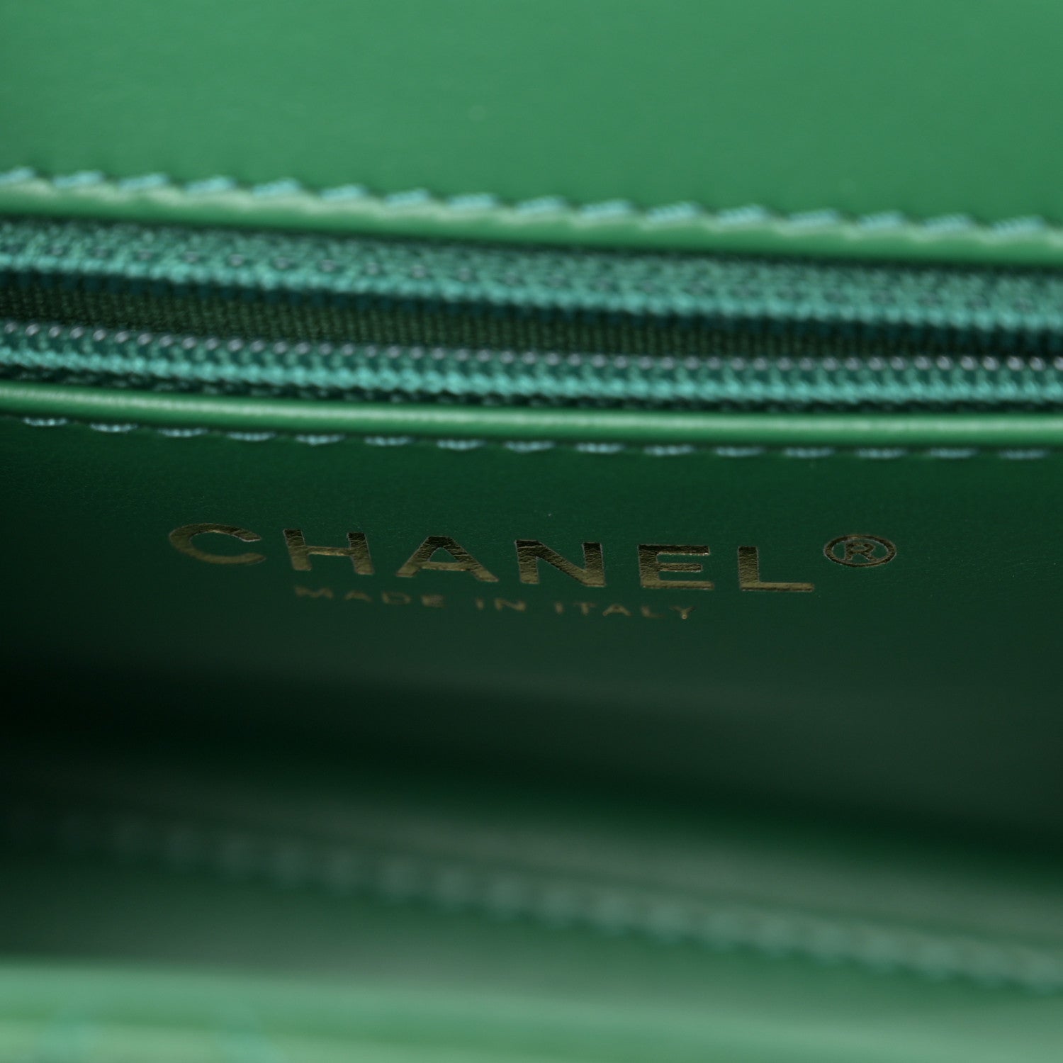 Chanel Shiny Aged Calfskin Quilted Nano Kelly Shopper Green 6 of 11