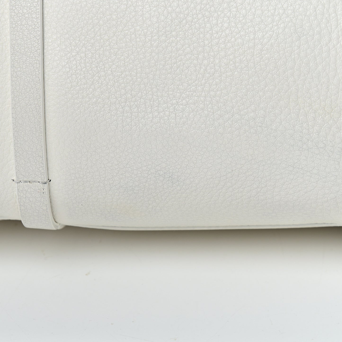 Smooth Calfskin Double Sided Small Everyday Tote Optic White Black