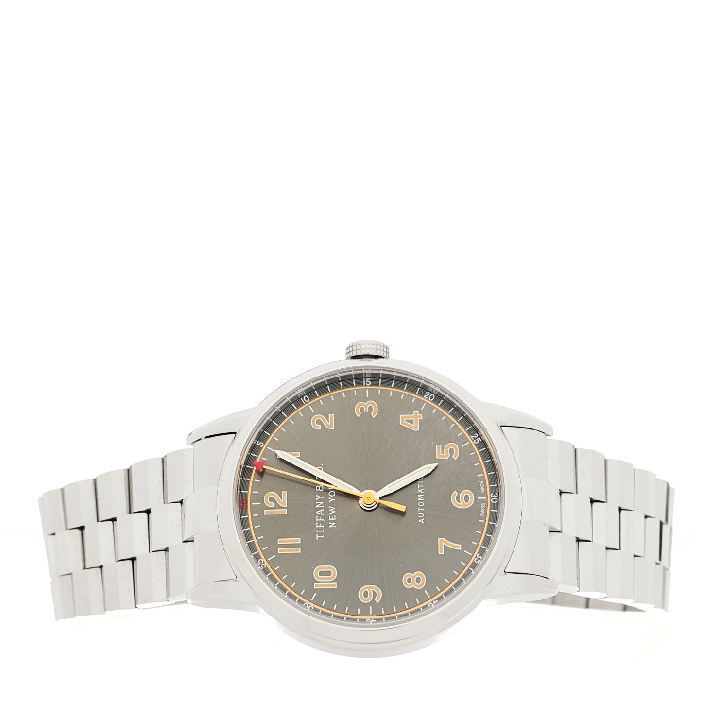 Stainless Steel 34mm CT60 3-Hand Automatic Watch Grey