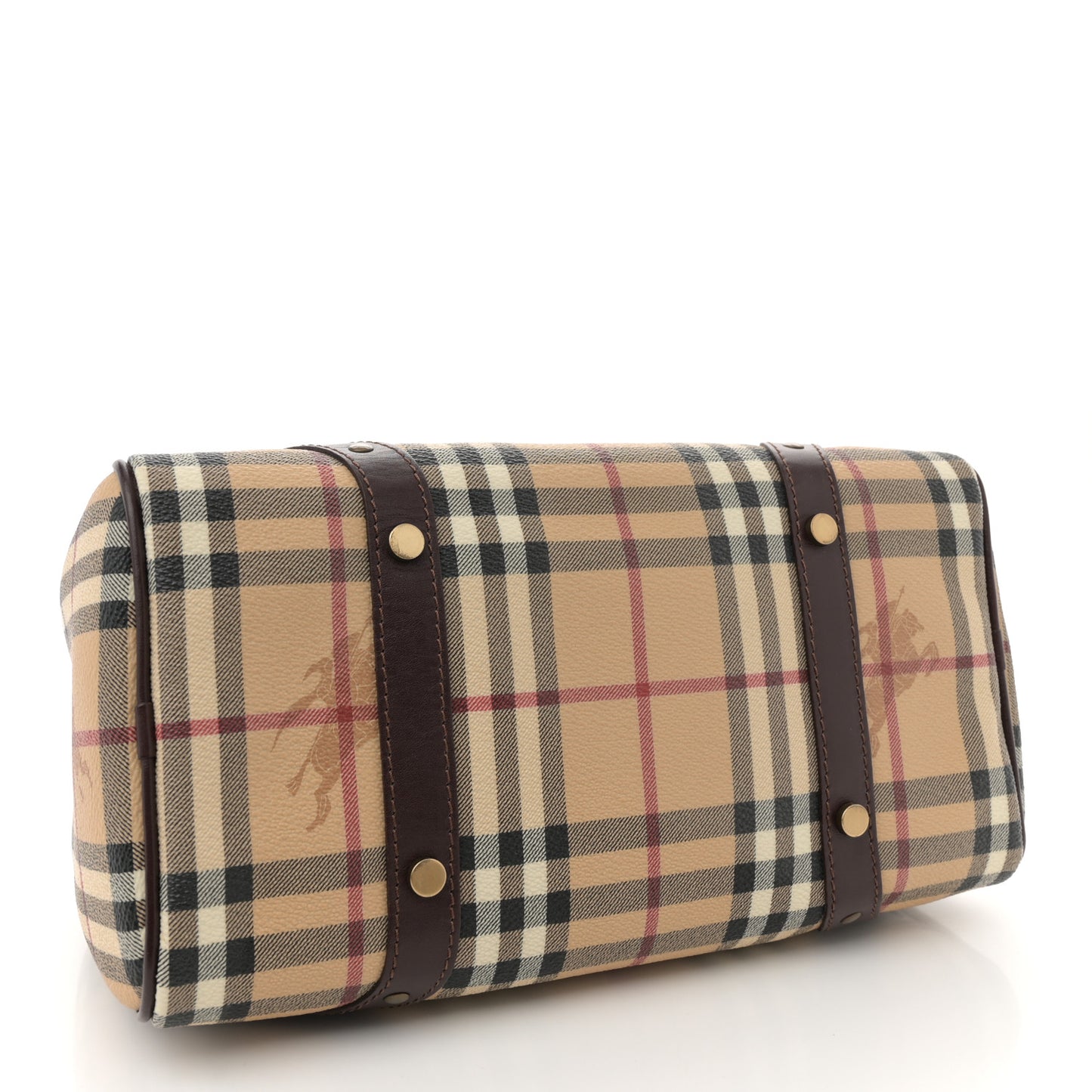 Haymarket Check Studded Bowler Brown