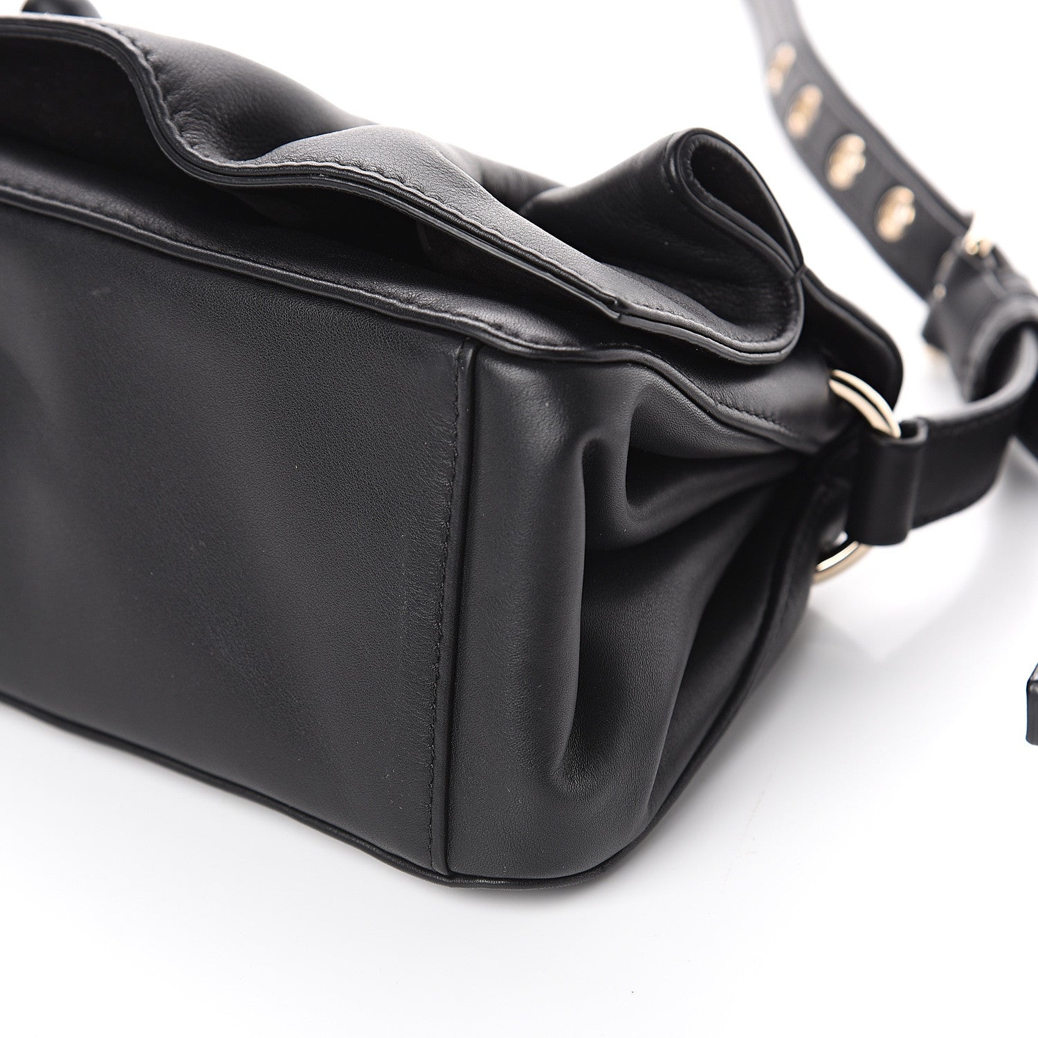 Valentino Garavani Smooth Calfskin Mini Bloomy Crossbody Bag Black 5 of 8