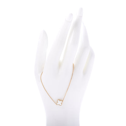 Van Cleef & Arpels 18K Yellow Gold Mother of Pearl Sweet Alhambra Bracelet 2 of 5