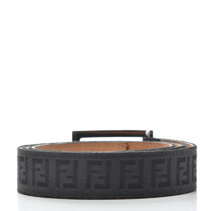 Fendi Fabric Calfskin FF Belt 85 34 Black 2 of 6