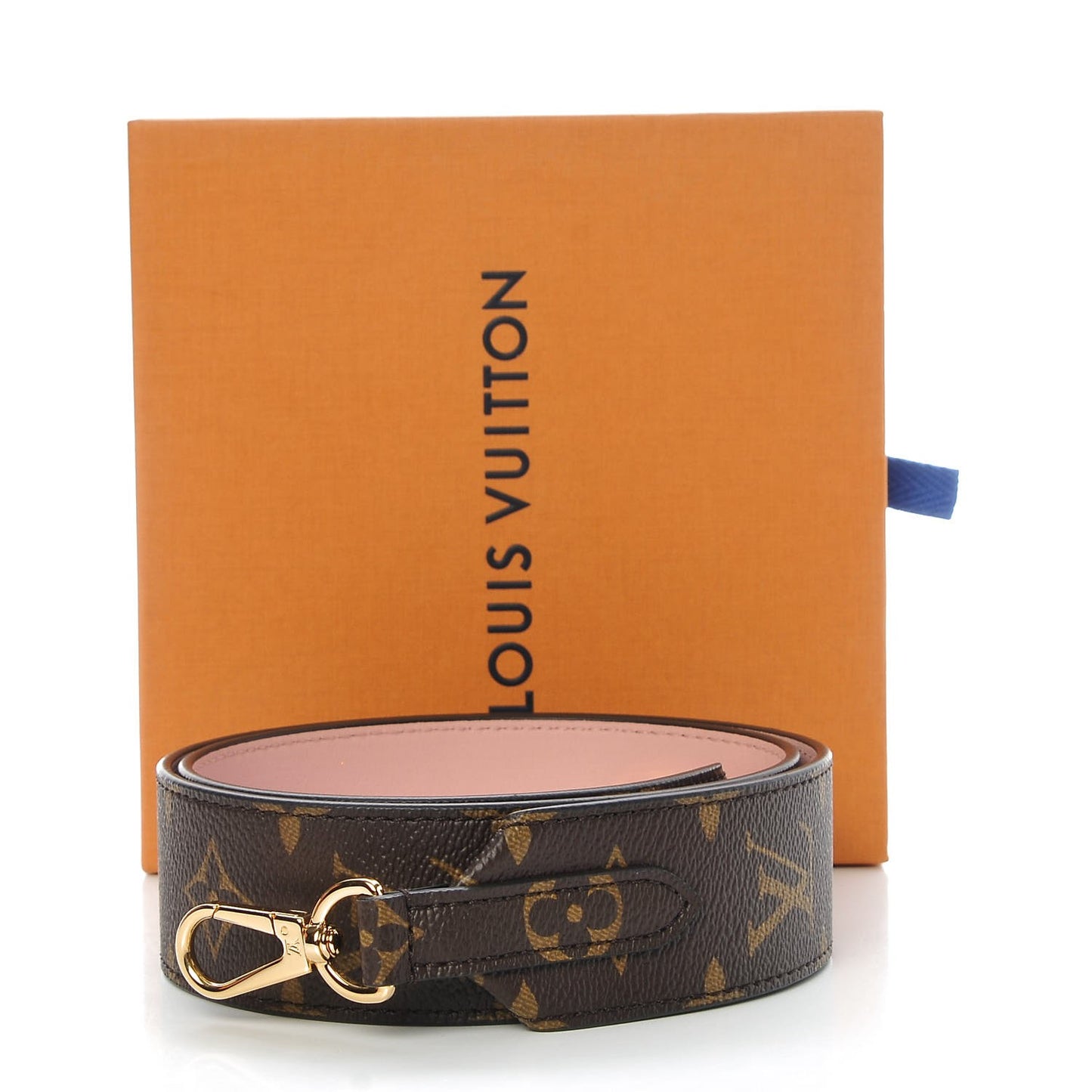 Monogram Bandouliere Shoulder Strap Rose Poudre