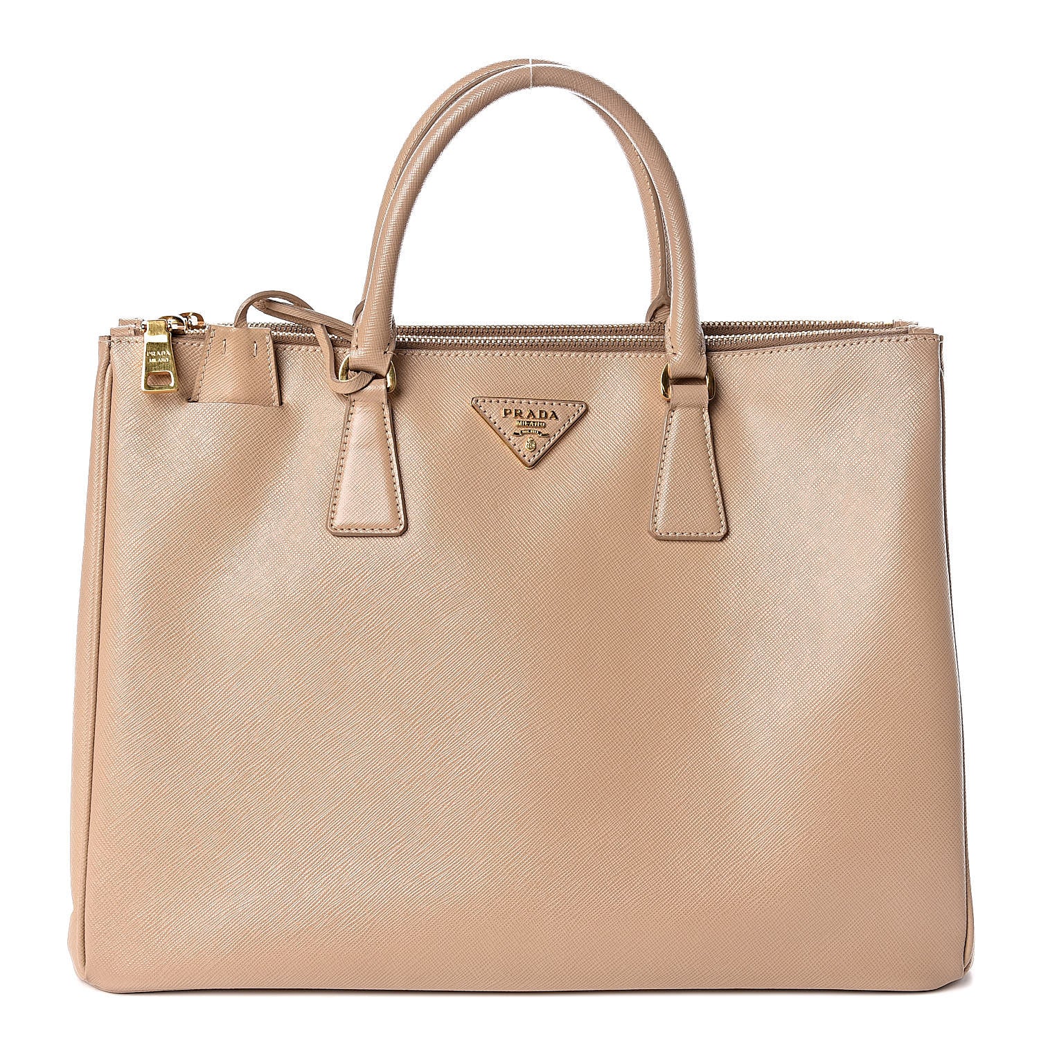 Prada Saffiano Large Galleria Double Zip Tote Cammeo 1 of 14