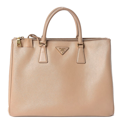 Prada Saffiano Large Galleria Double Zip Tote Cammeo 1 of 14