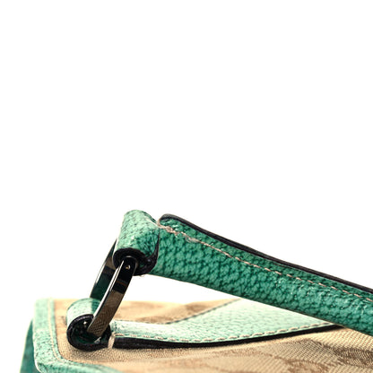 Gucci Monogram Shoulder Bag Turquoise 10 of 10