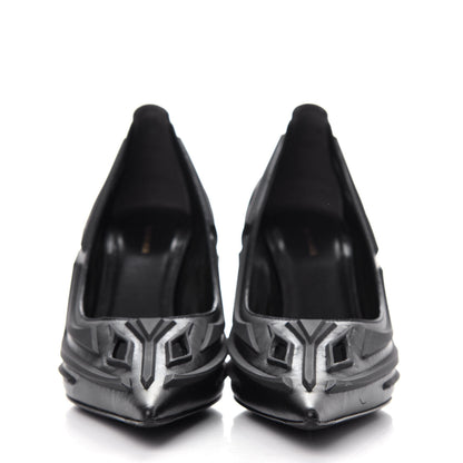 Balenciaga Silicone Calfskin Pointed 80mm Pumps 36 Black 2 of 11