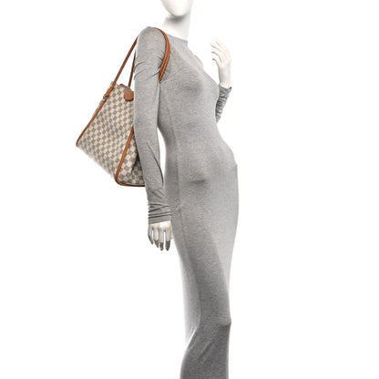 Louis Vuitton Damier Azur Propriano Rose Ballerine 2 of 9