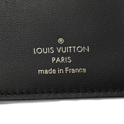 Louis Vuitton Taurillon Embellished Capucines Compact Wallet Black 6 of 8