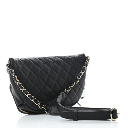 Chanel Caviar Quilted Business Affinity Waist Belt Bag Black 3 of 11