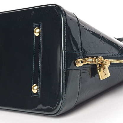 Louis Vuitton Vernis Alma GM Blue Nuit 8 of 9