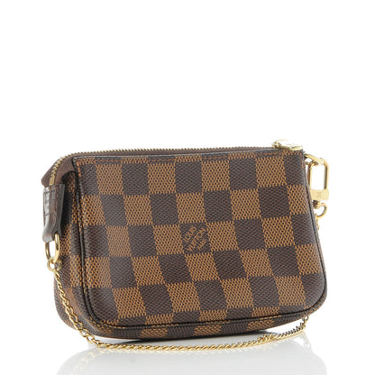 Louis Vuitton Damier Ebene Mini Pochette Accessories 3 of 8
