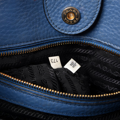 Prada Vitello Daino Tote Cobalto 5 of 18