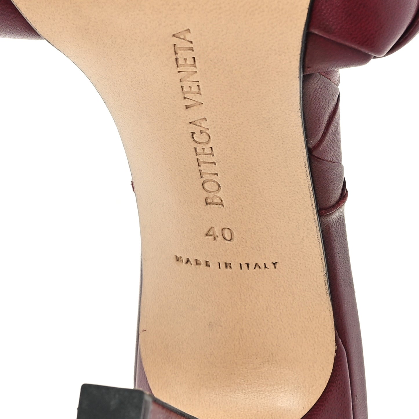 Nappa Maxi Intrecciato Lido 90mm Mule Sandals 40 Barolo