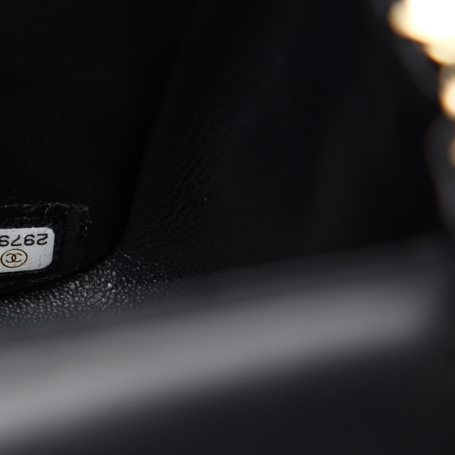 Chanel Lambskin Quilted Mini Rectangular Flap Black 9 of 11