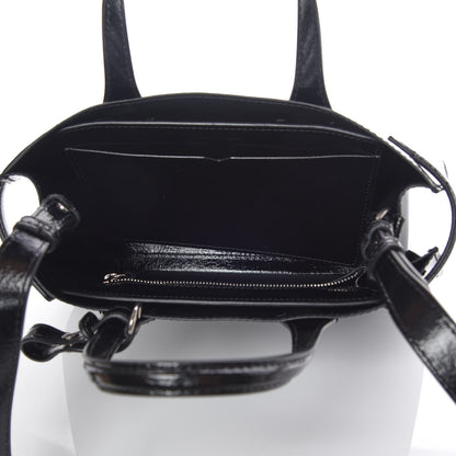 Burberry Soft Calfskin Small Banner Tote Black 7 of 11