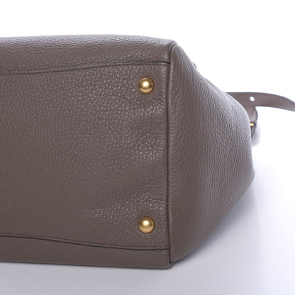 Prada Vitello Daino Shopping Satchel Argilla 10 of 10