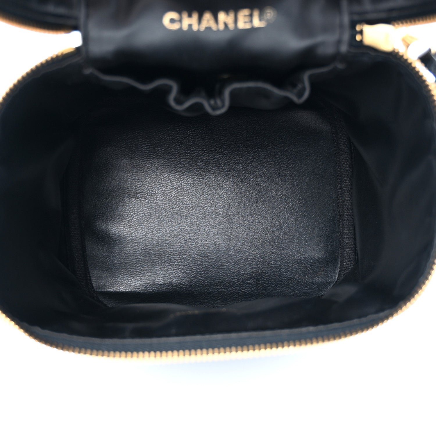 Chanel Caviar Vanity Cosmetic Case Black 5 of 10
