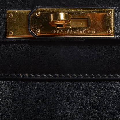 Hermes Box Kelly Retourne 32 Black 15 of 21