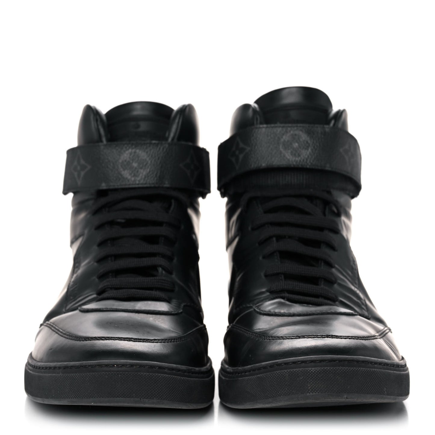 Monogram Eclipse Mens Passenger High Top Sneaker Boots 8 Black