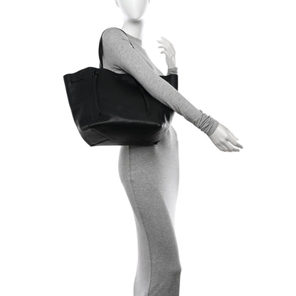 Celine Soft Grained Calfskin Medium Belt Cabas Phantom Black 2 of 12