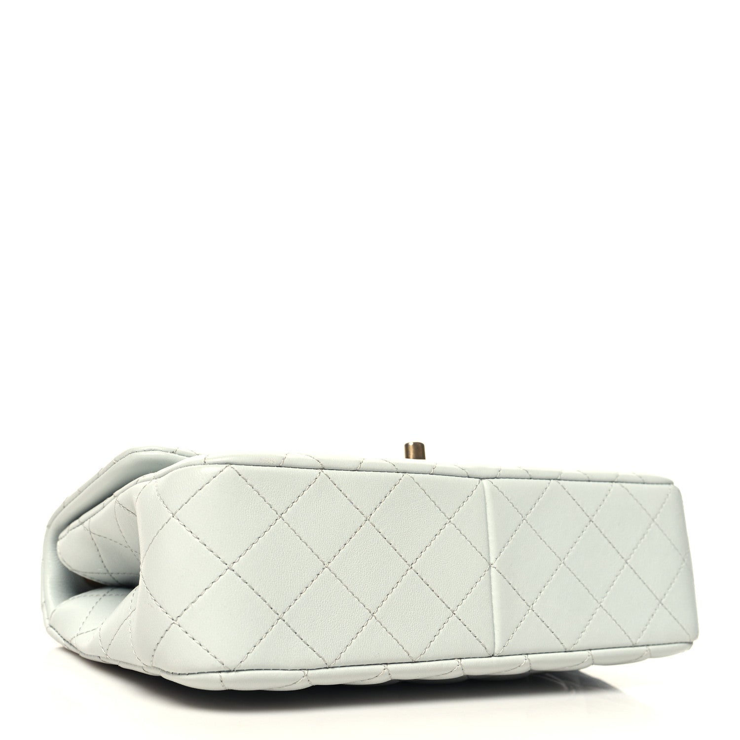 Chanel Lambskin Quilted Small Sweet Camellia Flap Light Blue 4 of 10