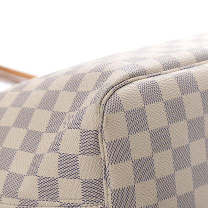 Louis Vuitton Damier Azur Neo Neverfull MM Rose Ballerine 10 of 24