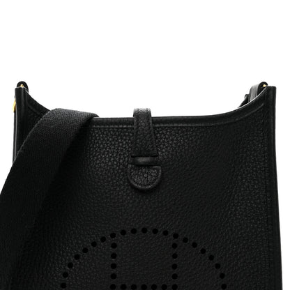 Hermes Taurillon Clemence Evelyne TPM Black 5 of 9