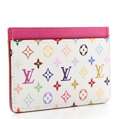 Louis Vuitton LV X TM Monogram Multicolor Card Holder Kawaii Pink 3 of 6