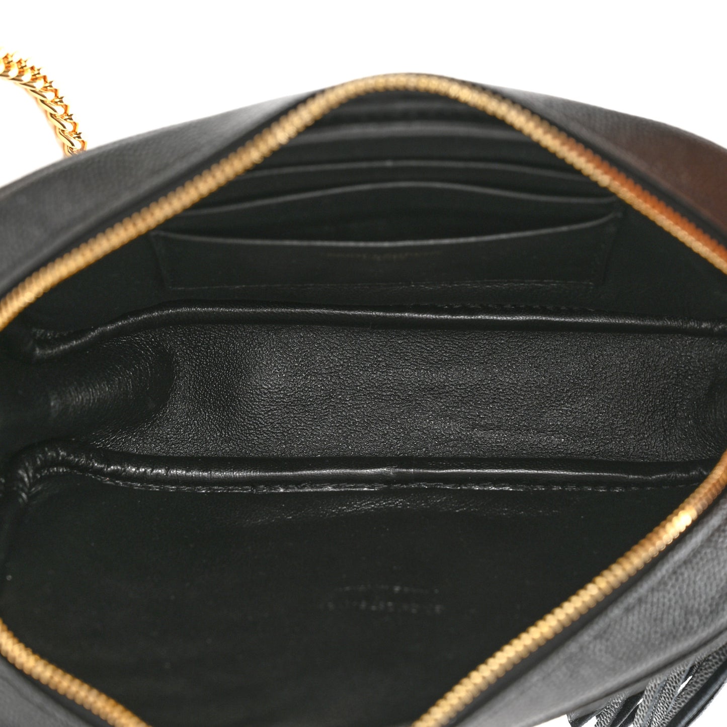 Grain De Poudre Matelasse Monogram Mini Lou Camera Bag Black