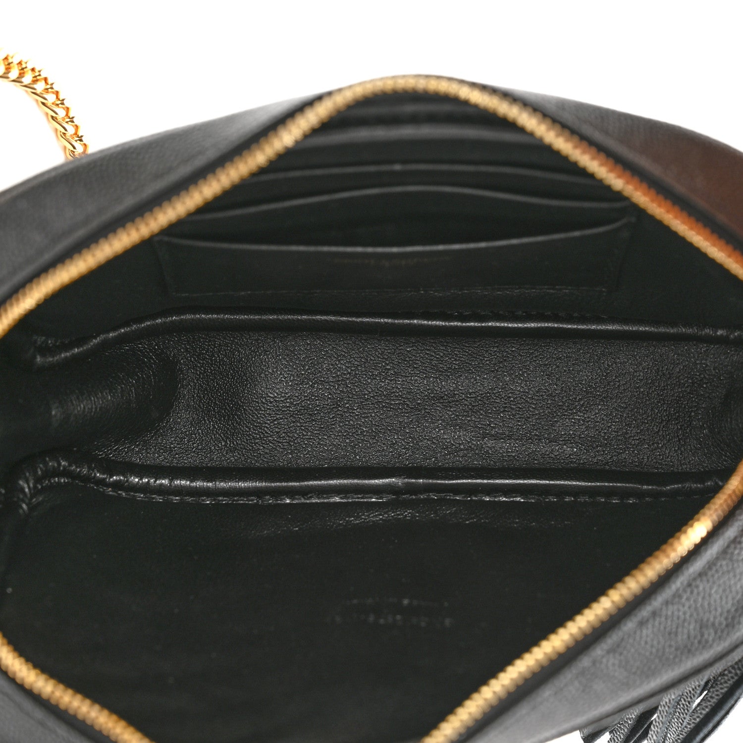 Saint Laurent Grain De Poudre Matelasse Monogram Mini Lou Camera Bag Black 5 of 11