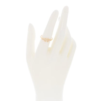 Tiffany 18K Yellow Gold Diamond T Wire Ring 54 6.75 2 of 4