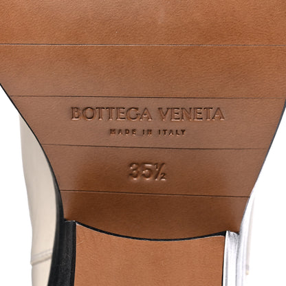 Bottega Veneta Calfskin Lean Mid-Calf Boots 35.5 Wax 6 of 12