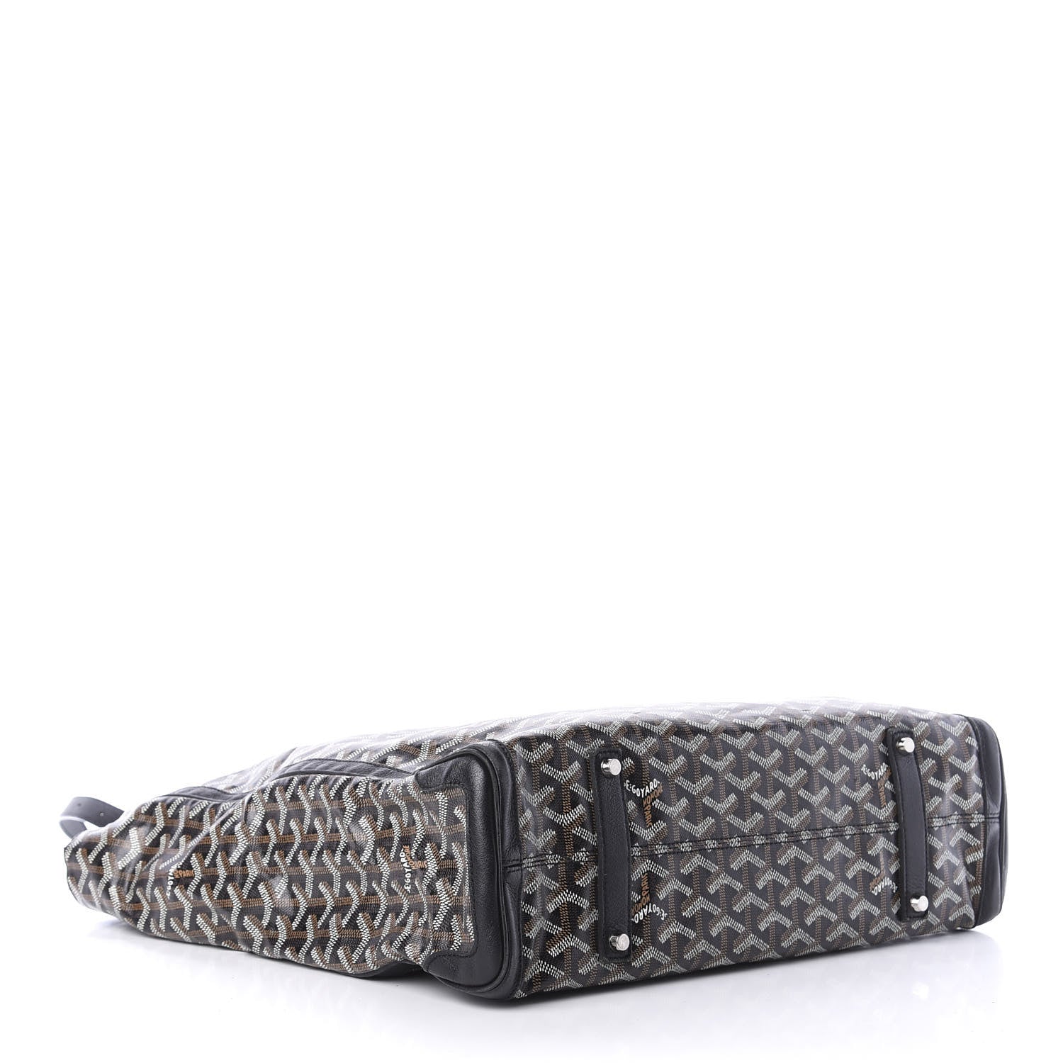 Goyard Goyardine Voltaire Tote Black 5 of 12