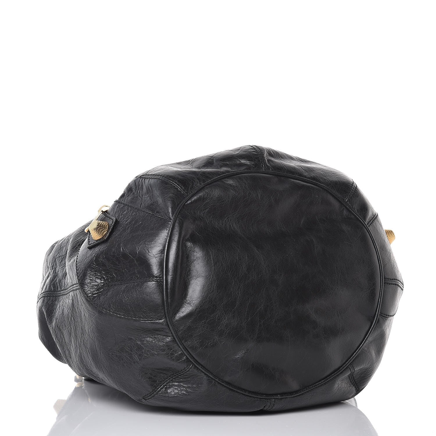Balenciaga Agneau Giant 21 Gold Hardware Pompon Black 4 of 8