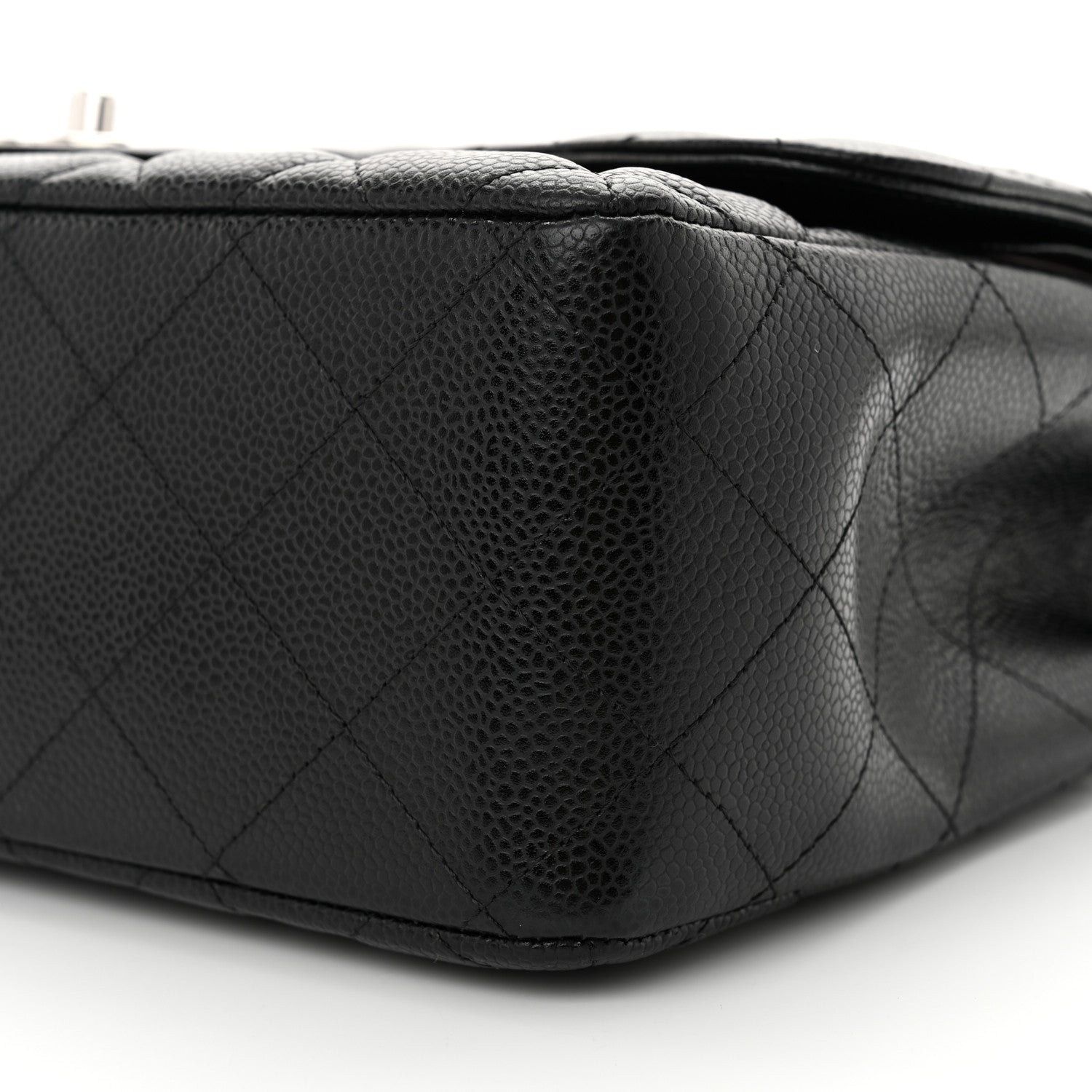 Chanel Caviar Quilted Jumbo Double Flap Black 10 of 11