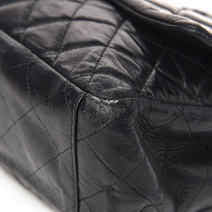 Chanel Lambskin Quilted Maxi Single Flap Black 18 of 28