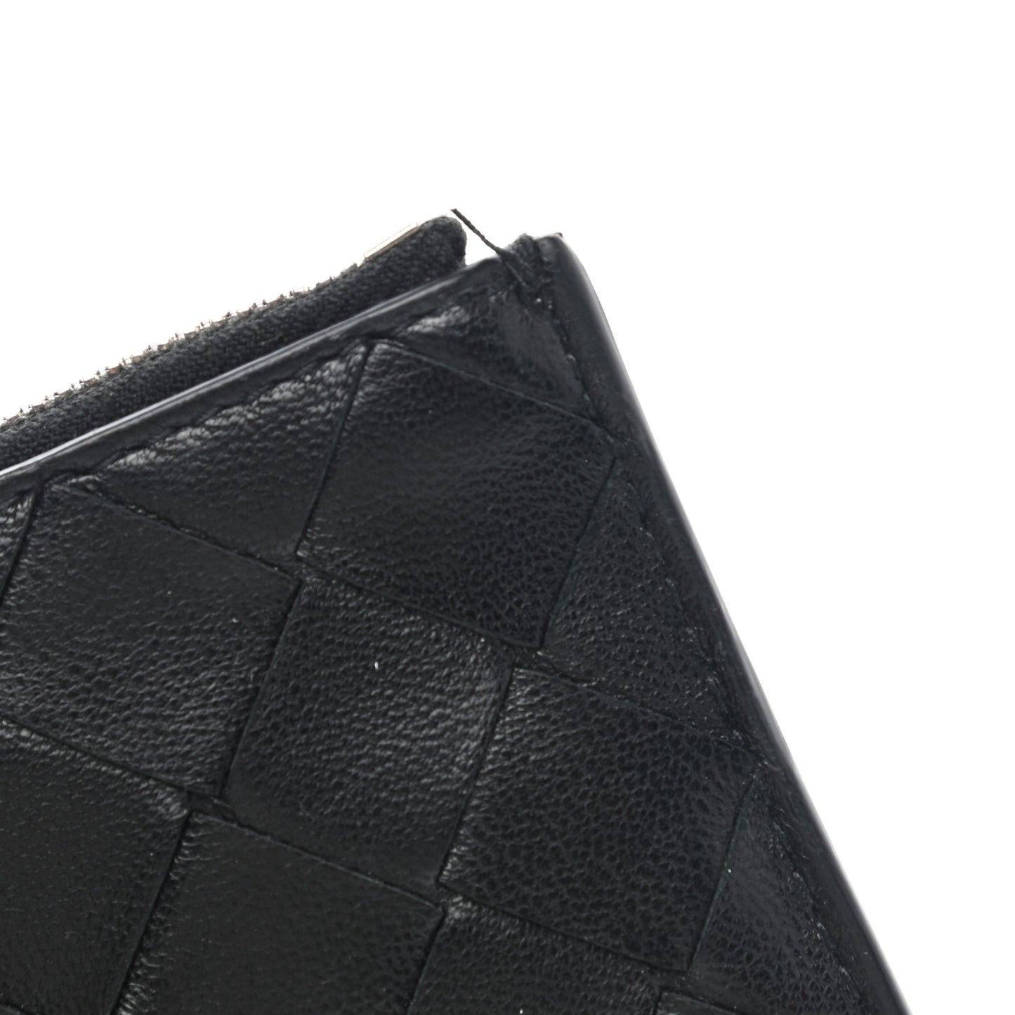 Nappa Intrecciato Key Case Black