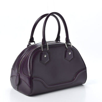 Louis Vuitton Epi Bowling Montaigne PM Cassis 2 of 6