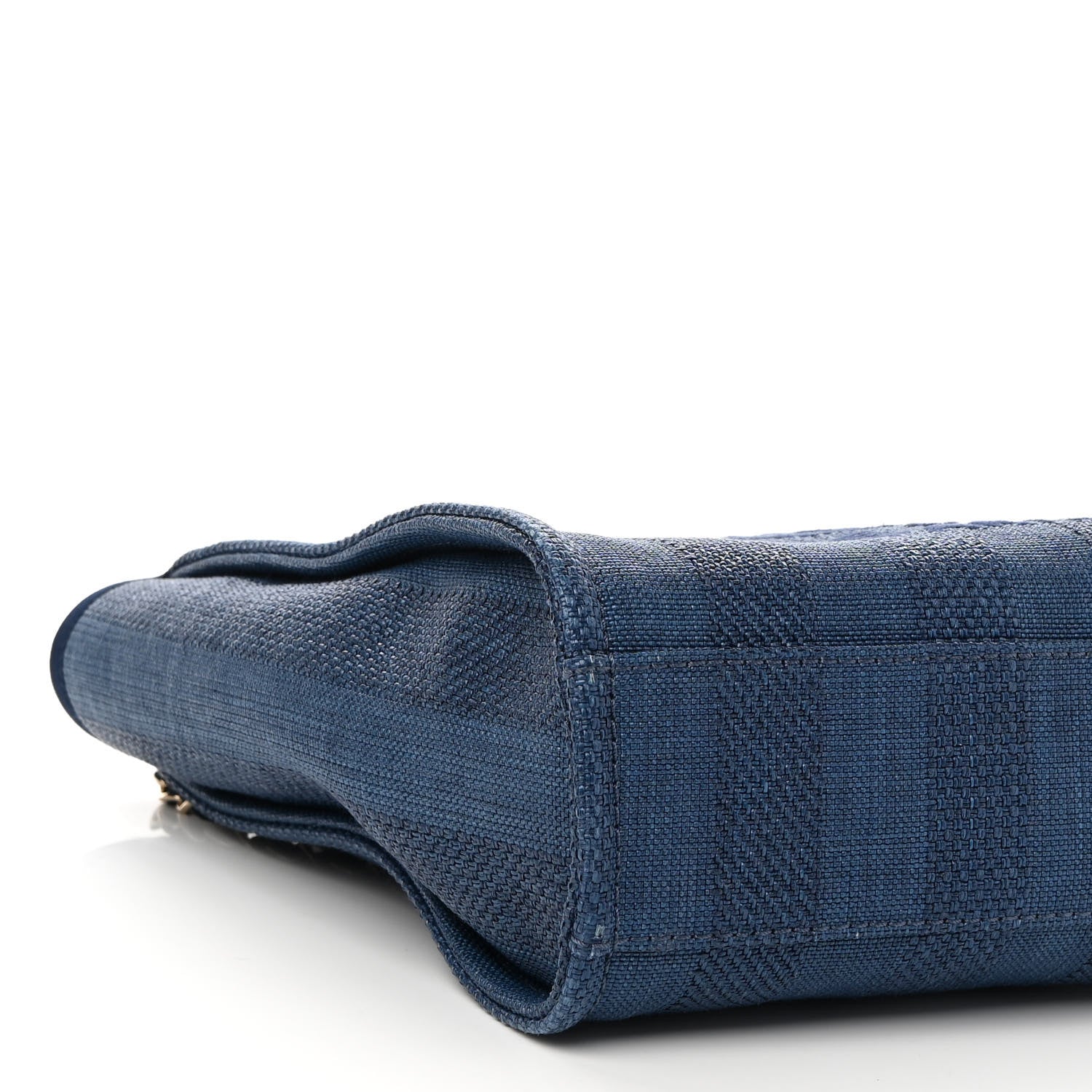 Chanel Mixed Fibers Mini Deauville Tote Navy Blue 8 of 10