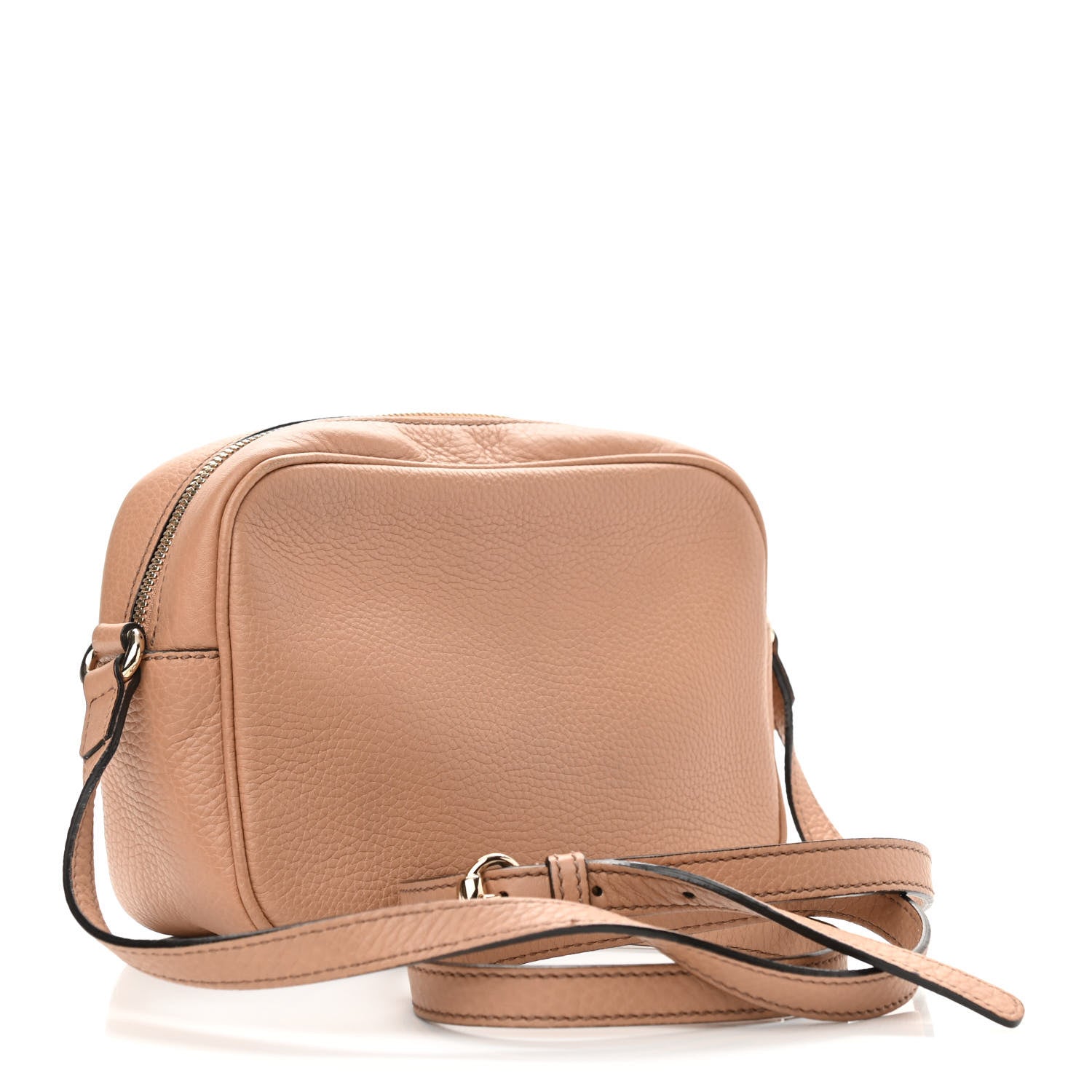 Gucci Pebbled Calfskin Small Soho Disco Bag Camelia 3 of 11